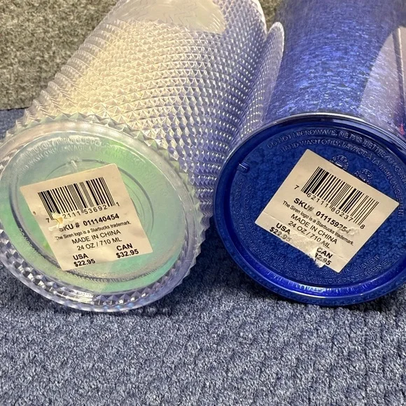 NEW…(2) Blue and Iridescent Starbucks Cups‎ - Picture 5 of 7